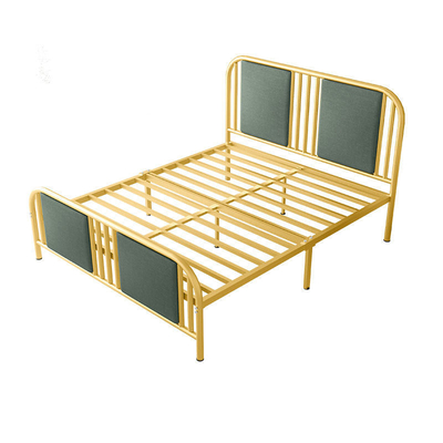 Prezzo franco fabbrica all'ingrosso del letto singolo della struttura del letto del metallo della mobilia d'acciaio della camera da letto