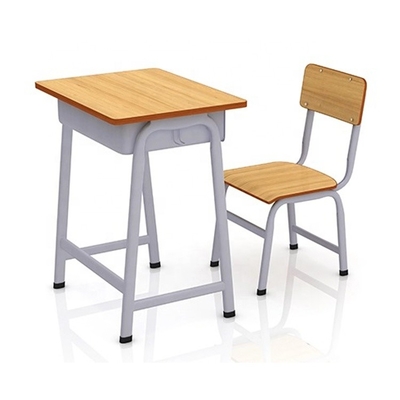 sedia rivestita di legno solida di Desk With Attached dello studente della polvere