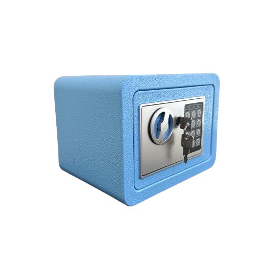 Small Household Mini Steel Safe with Electronic Digital Lock Key Money Bank Security Box